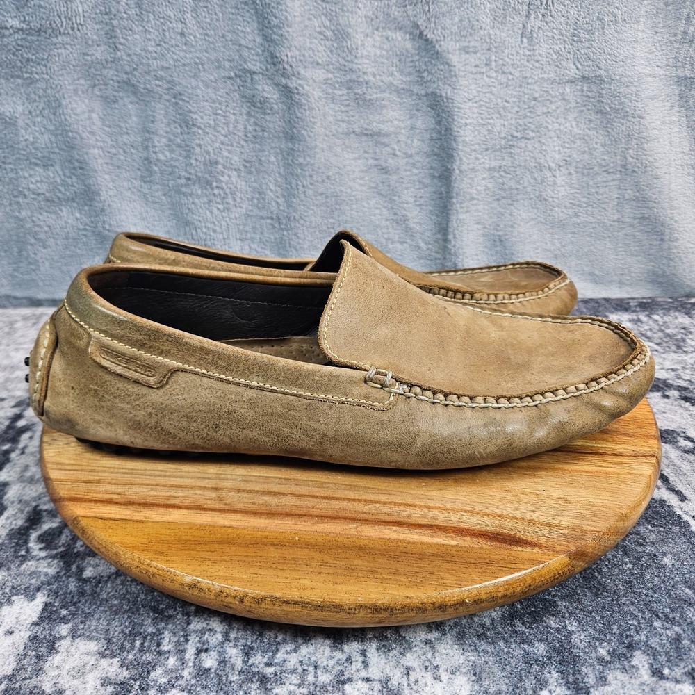 Cole Haan Men's Brown Leather Air Moccasin Driving Loafers Size 10.5 M